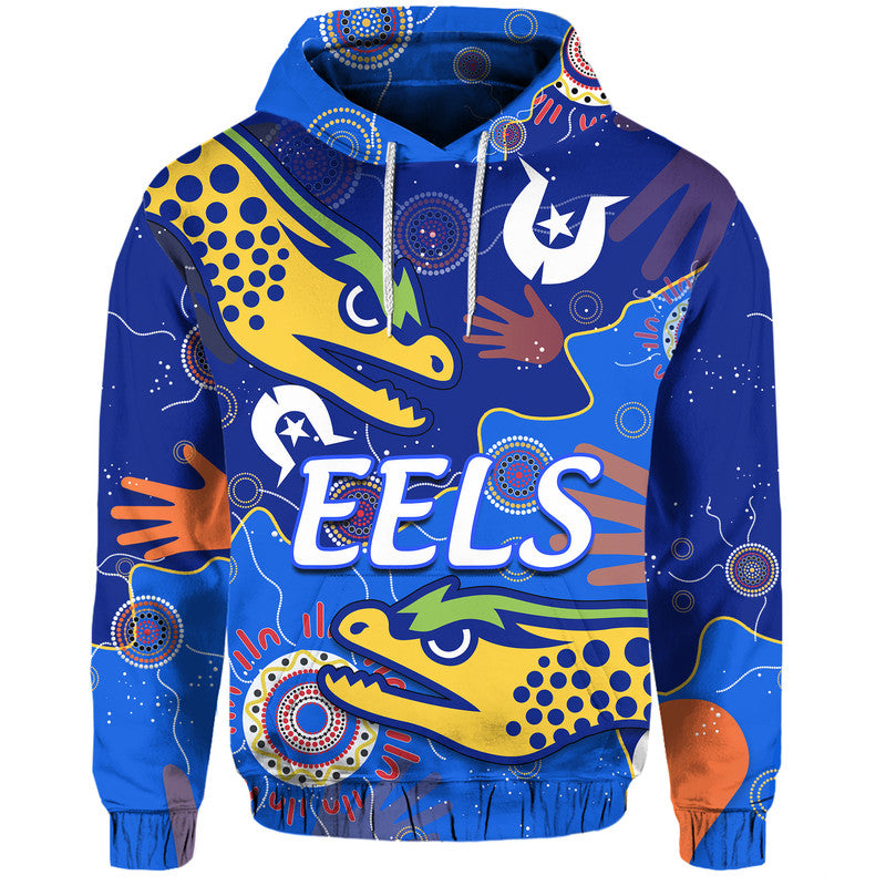 Parramatta Eels NAIDOC Week Zip Up And Pullover Hoodie Torres Strait Eels Aboriginal LT9 - Vibe Hoodie Shop