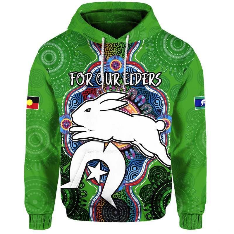 NAIDOC Week 2023 For Our Elders Zip Up And Pullover Hoodie Rabbitoths Indigenous No2 LT9 - Vibe Hoodie Shop