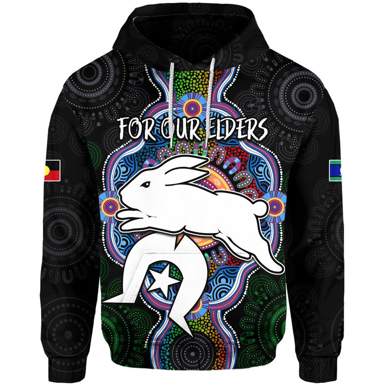 NAIDOC Week 2023 For Our Elders Zip Up And Pullover Hoodie Rabbitoths Indigenous LT9 - Vibe Hoodie Shop