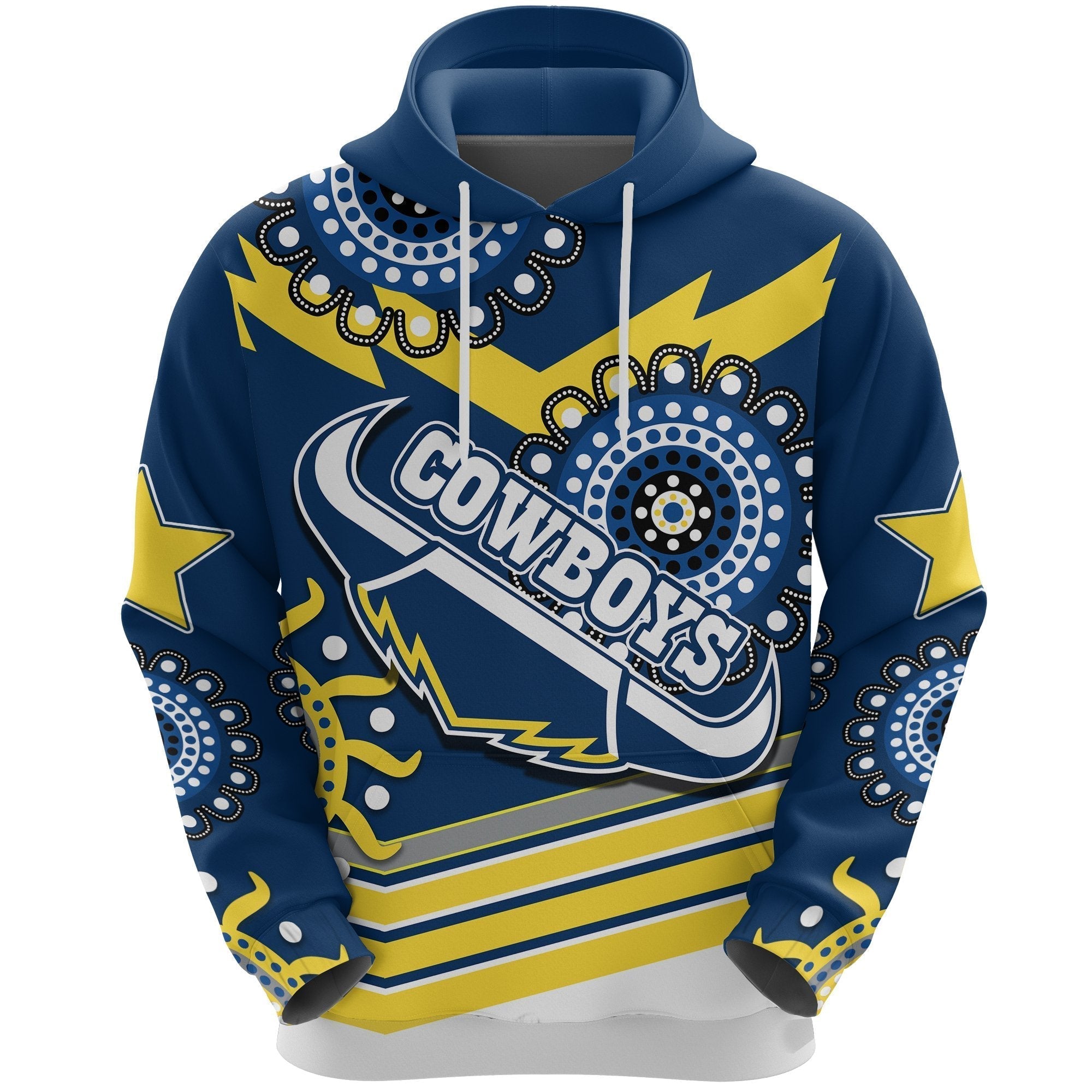 Proud Cowboys Hoodie Indigenous North Queensland - Vibe Hoodie Shop