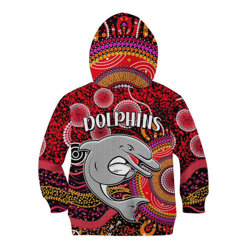 dolphins-rugby-kid-hoodie-aboriginal-dots-verion