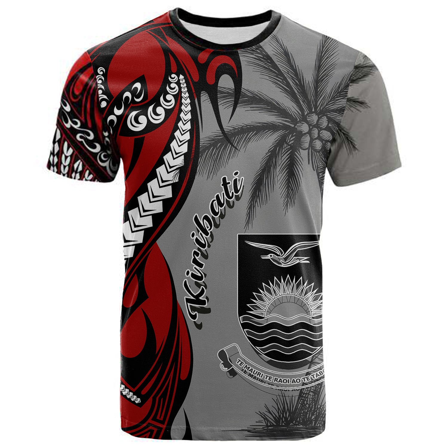 Kiribati T shirt - Classical Coconut Tree - Vibe Hoodie Shop