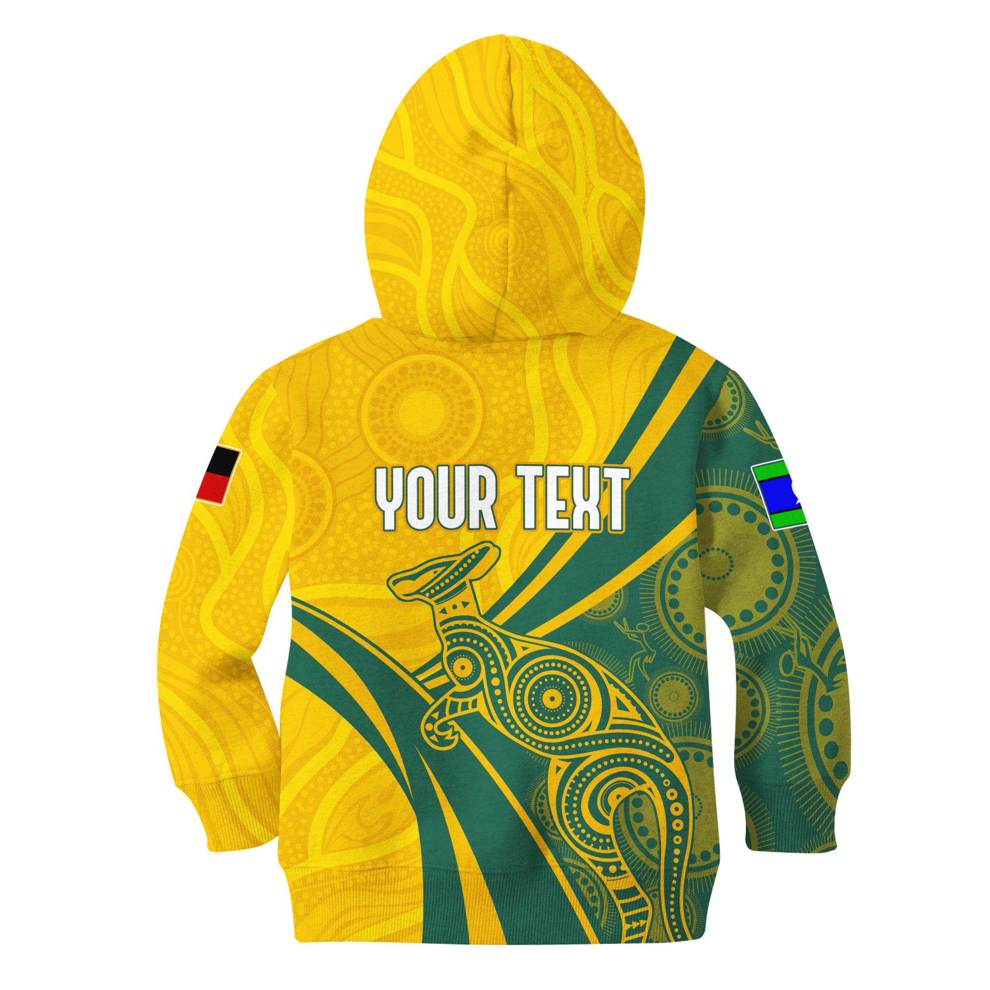 Personalised Australia Soccer Matildas Indigenous Hoodie Sam Kerr World Cup 2024 LT7 - Vibe Hoodie Shop