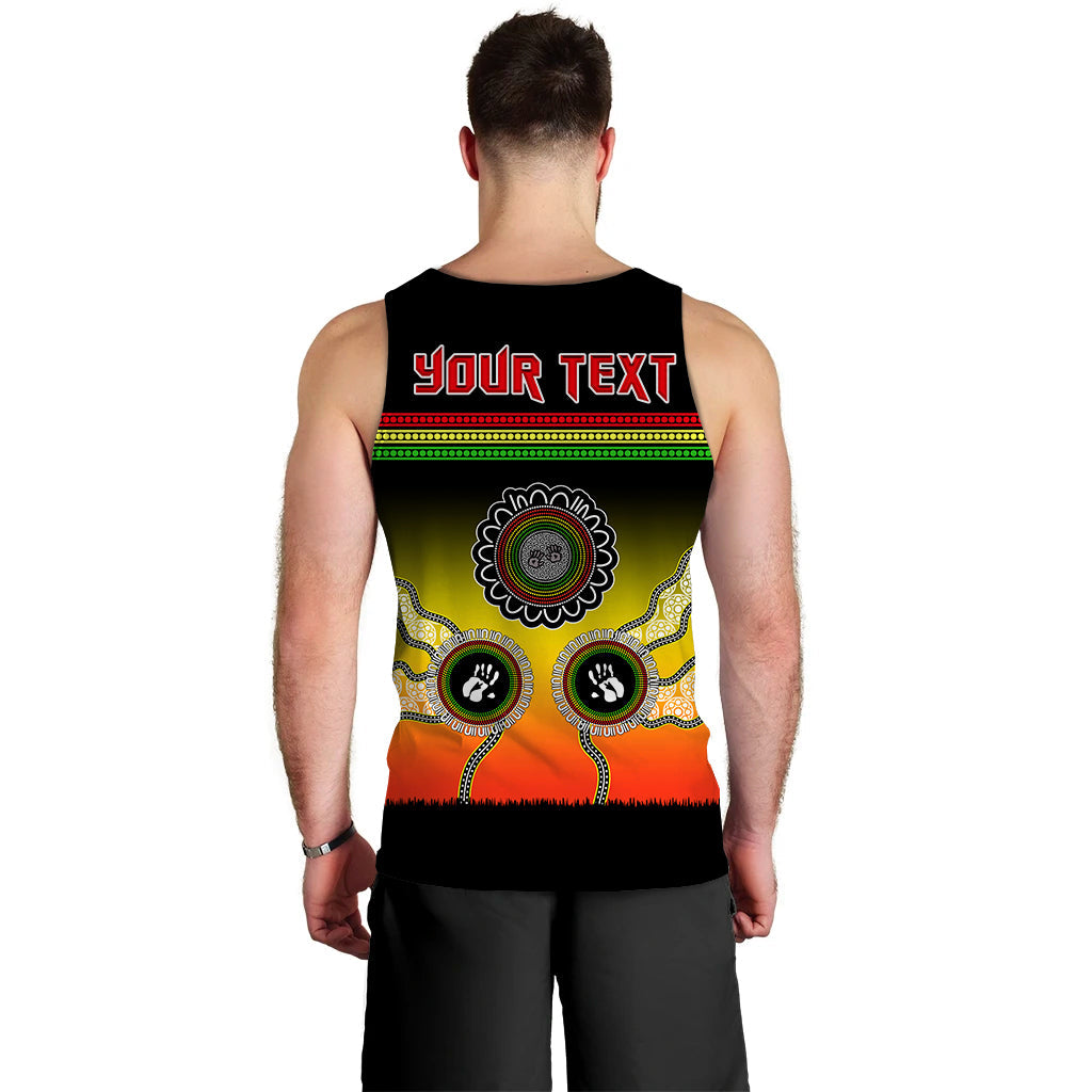 (Custom Personalised) Panthers Men Tank Top Go The Mighty Penrith Aboriginal - Vibe Hoodie Shop