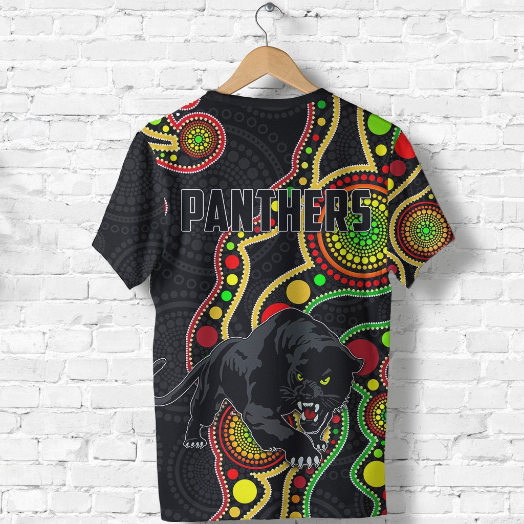 (Custom Personalised) Penrith T shirt Black Panthers Indigenous - Vibe Hoodie Shop