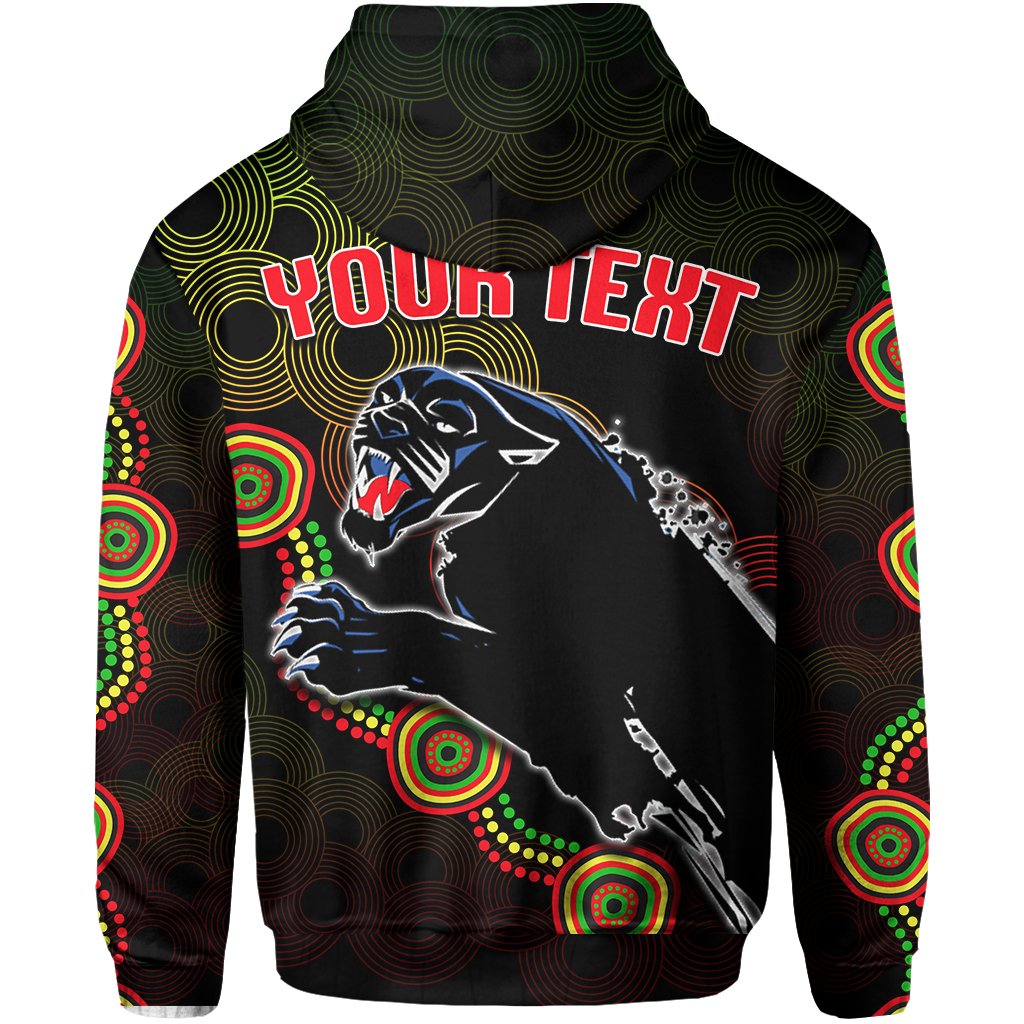 (Custom Personalised) Panthers Aboriginal Hoodie - Vibe Hoodie Shop