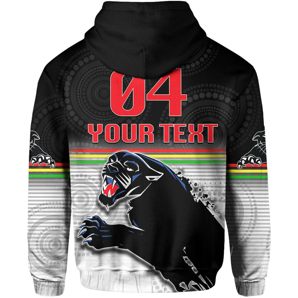 (Custom Personalised) Panthers Aboriginal Hoodie Simple Style - Vibe Hoodie Shop