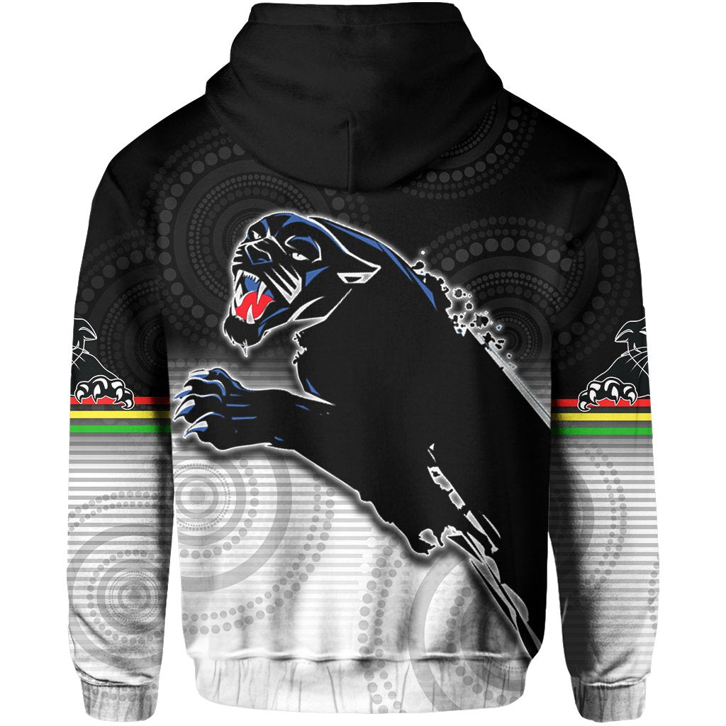 Panthers Aboriginal Zip Hoodie Simple Style - Vibe Hoodie Shop