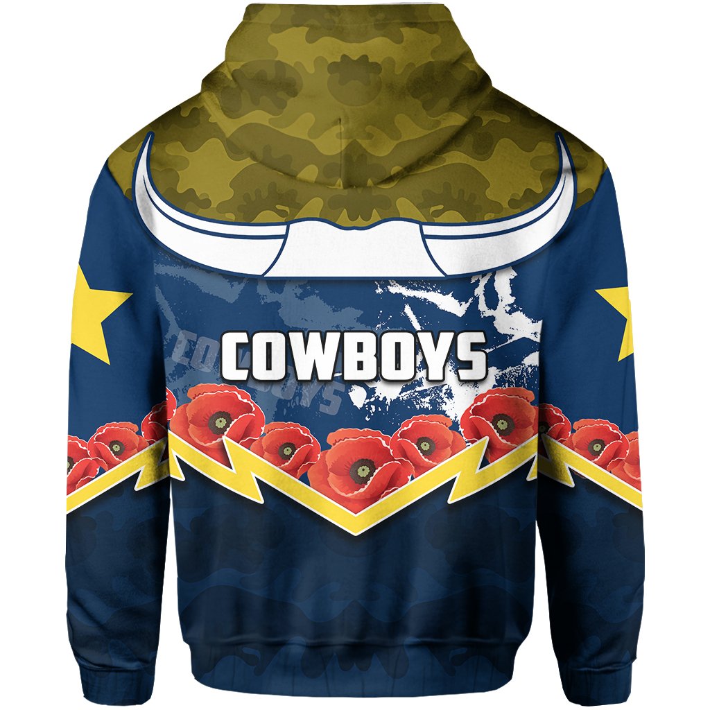 North Queensland Cowboys Hoodie We Will Remember Them - Vibe Hoodie Shop