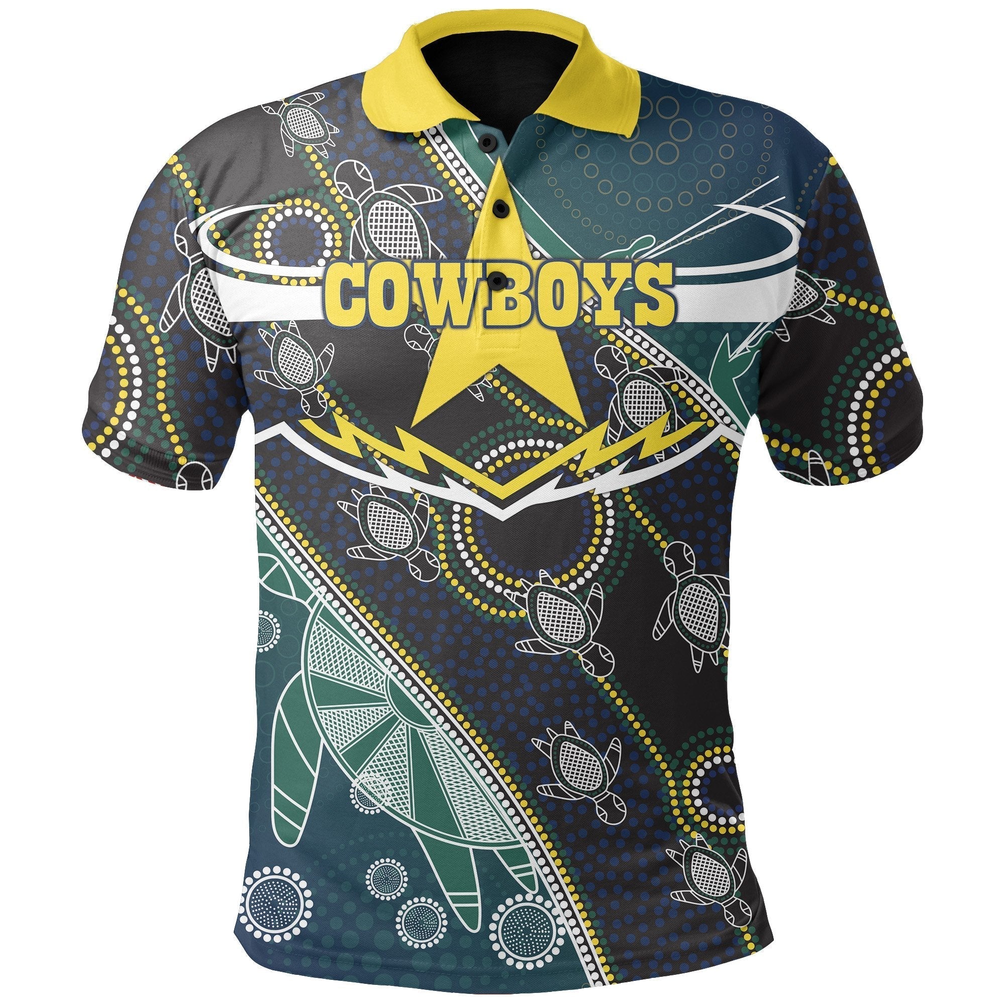 Cowboys Aboriginal Polo Shirt - Vibe Hoodie Shop