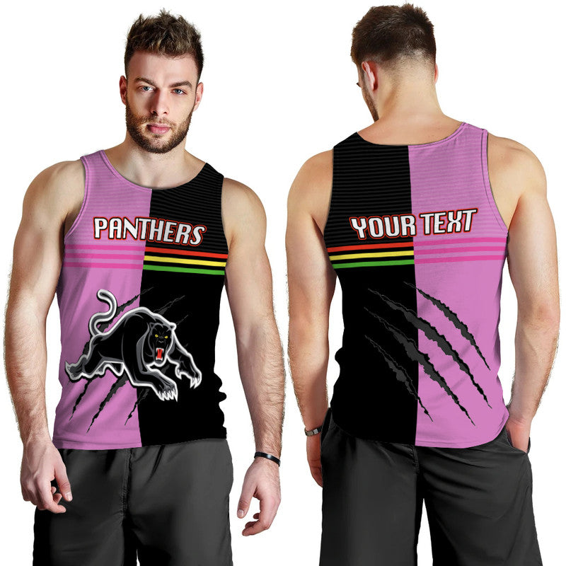 (Custom Personalised) Panthers Rugby Men Tank Top Mix Color Jersey - Vibe Hoodie Shop