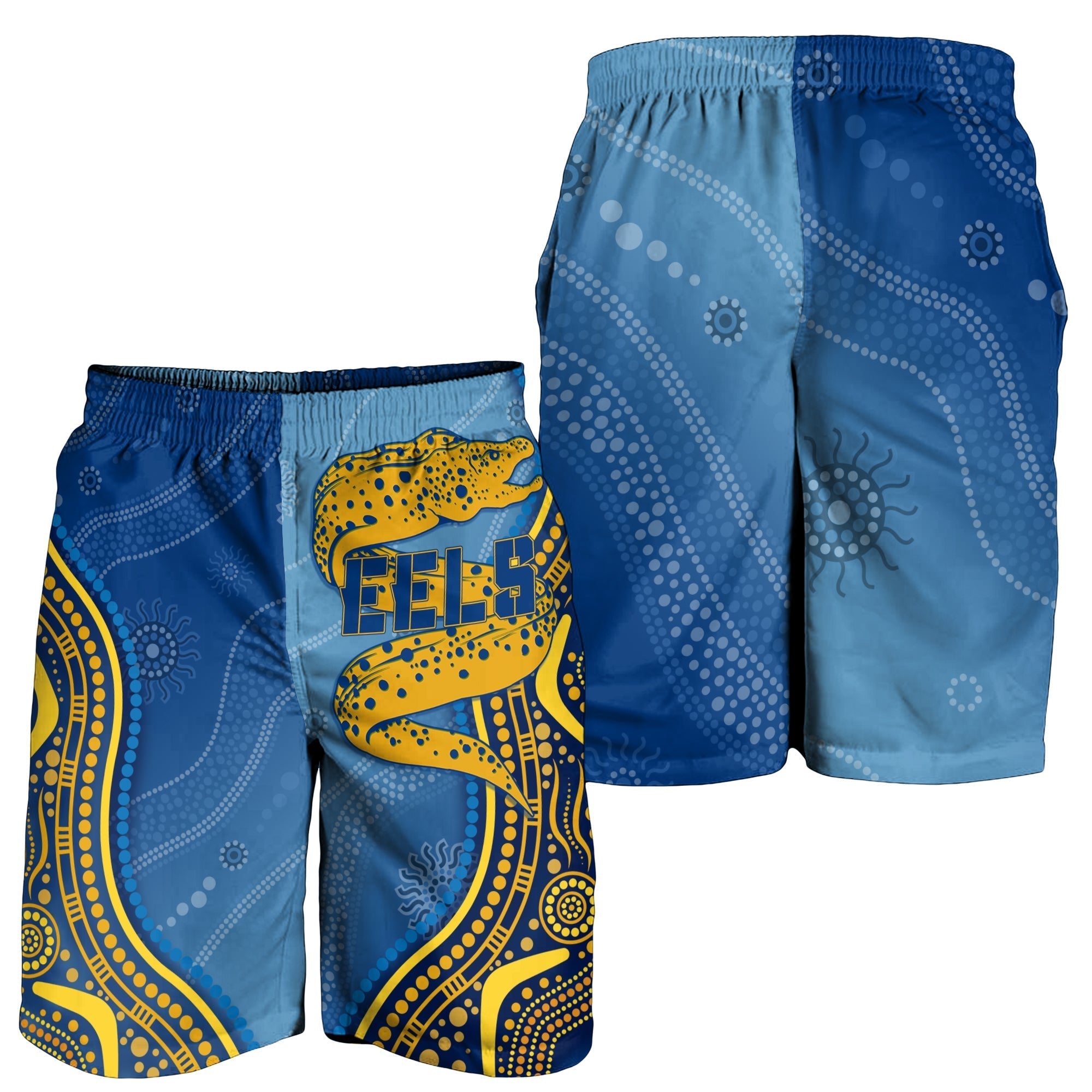 Parramatta Rugby Eels Men Shorts Aboriginal Simple Style - Vibe Hoodie Shop