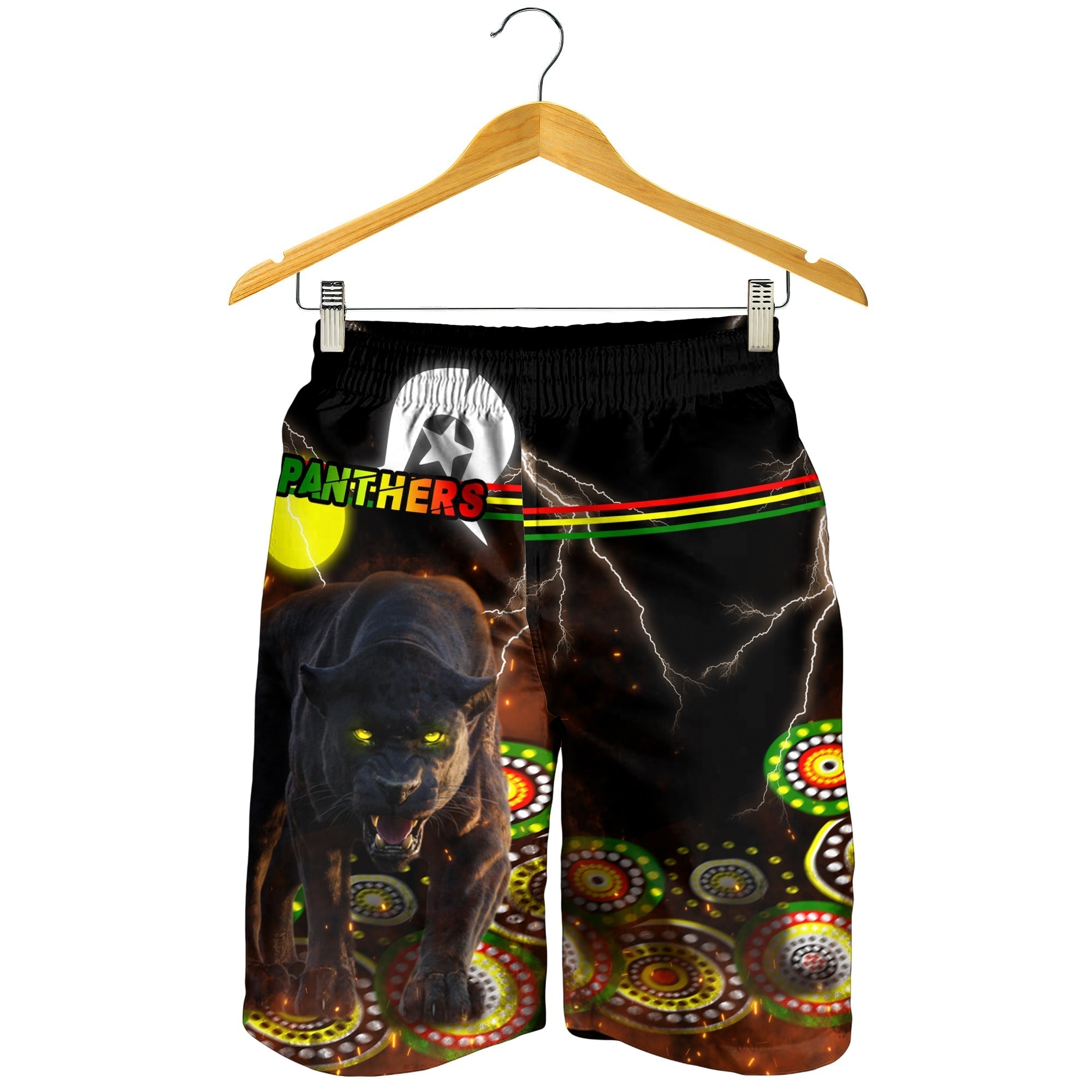 (Custom Personalised) Panthers NAIDOC Week All Over Print Men's Shorts Special Style LT16 - Vibe Hoodie Shop