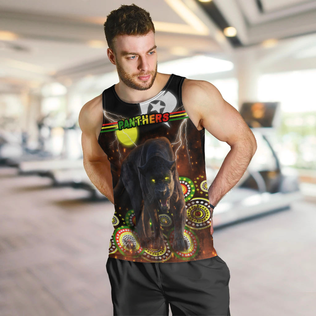 (Custom Personalised) Panthers NAIDOC Week Men Tank Top Special Style LT16 - Vibe Hoodie Shop
