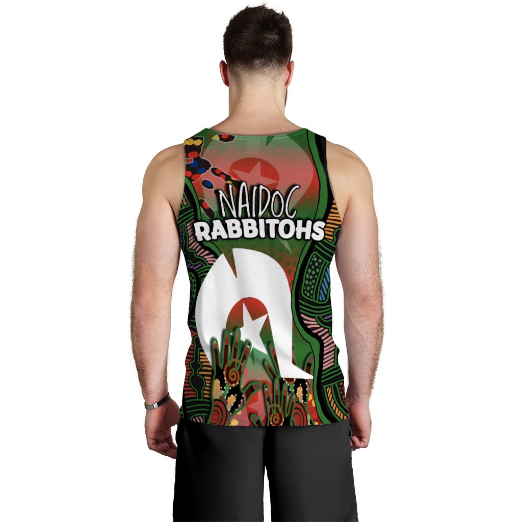 NAIDOC Rabbitohs Men Tank Top Torres Strait Islanders - Vibe Hoodie Shop