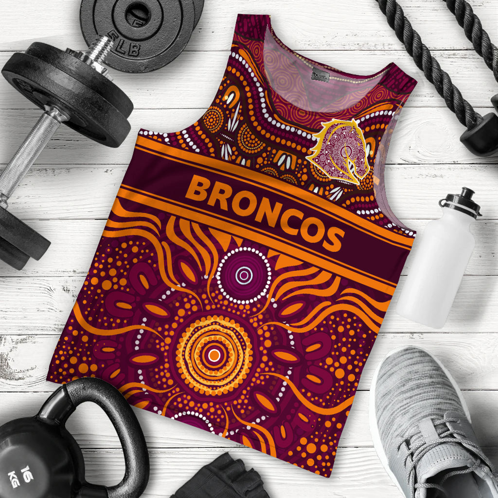 Broncos Rugby Aboriginal Pattern