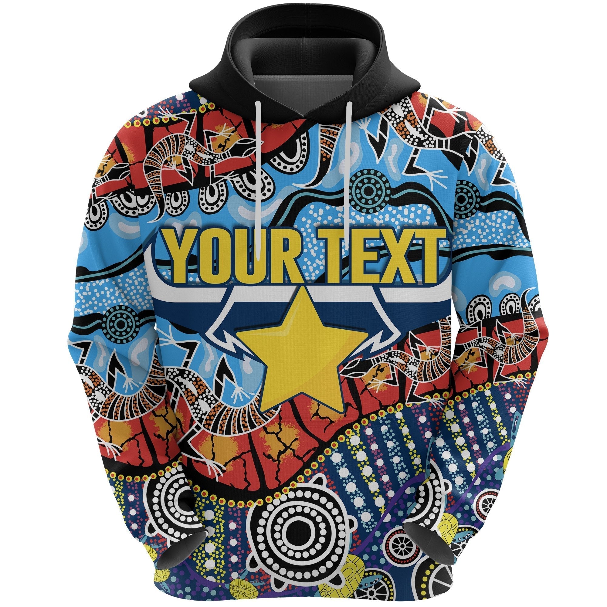 (Custom Personalised) Cowboys Indigenous Hoodie - Vibe Hoodie Shop