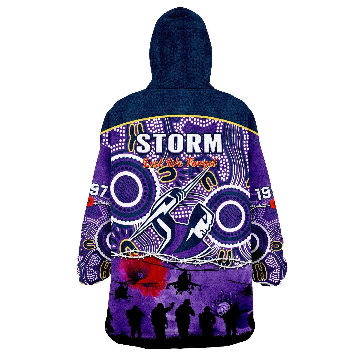 melbourne-storm-rugby-anzac-wearable-blanket-hoodie-indigenous-poppy-australian-army