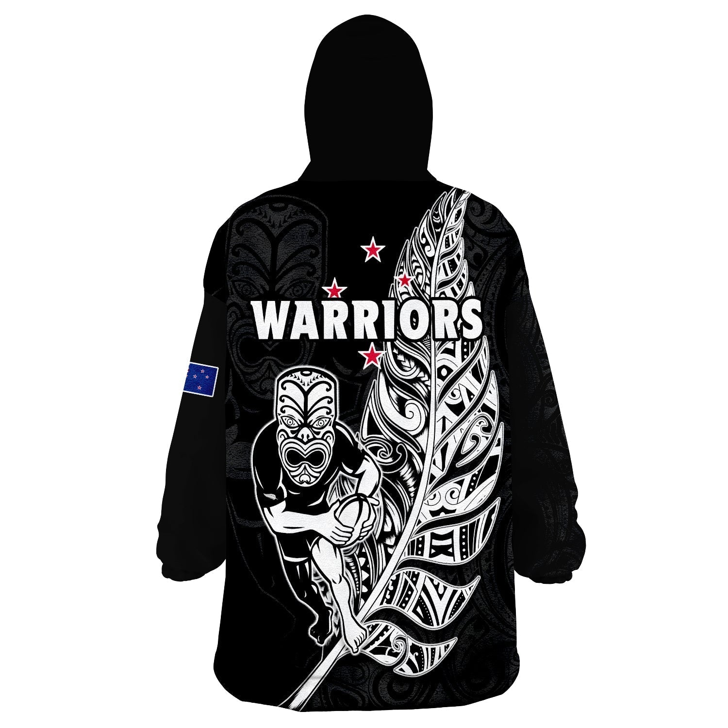 new-zealand-tiki-rugby-wearable-blanket-hoodie-nz-warriors-fern-maori-style