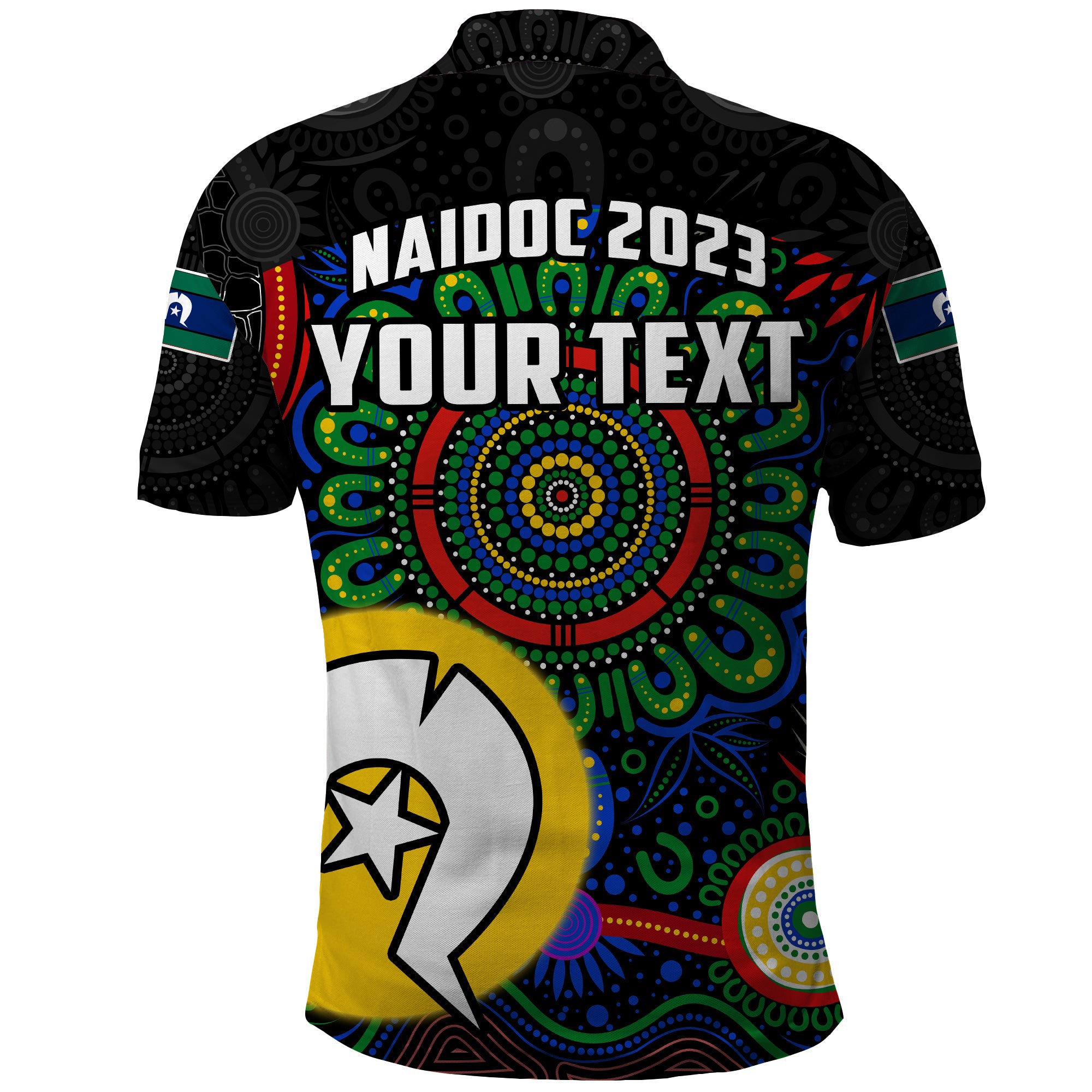 (Custom Personalised) Australia NAIDOC Week 2023 Polo Shirt Aboriginal For Our Elders - Vibe Hoodie Shop