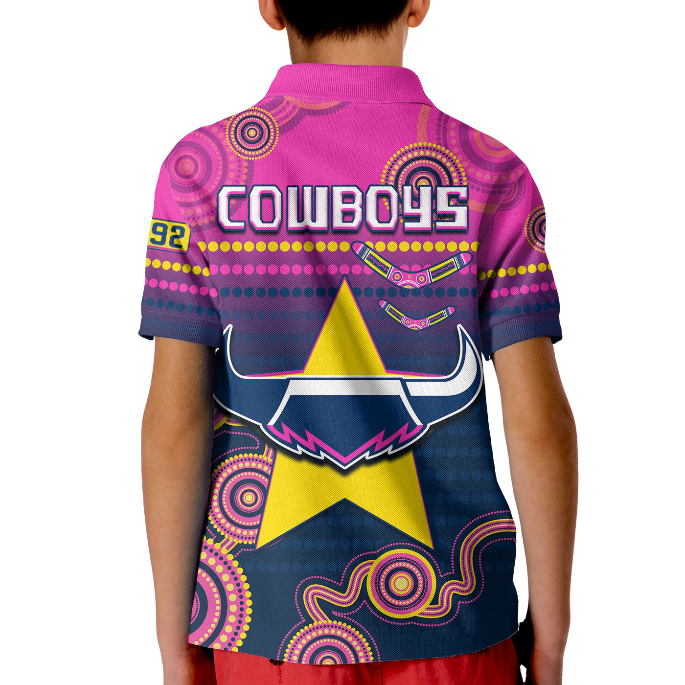 Cowboys Rugby Polo Shirt Aboriginal Go Premiers North Queensland - Vibe Hoodie Shop