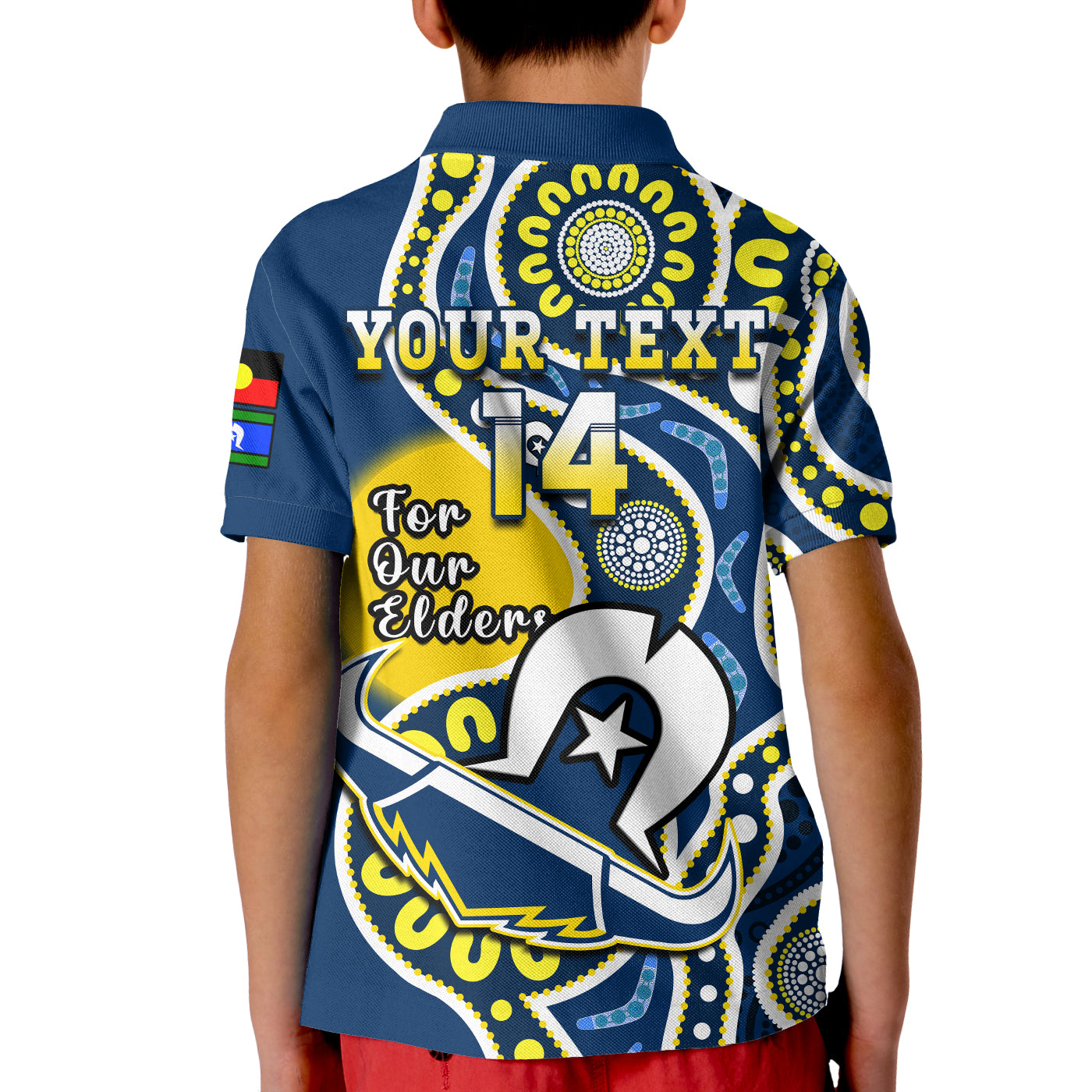 (Custom Text And Number) Cowboys Rugby NAIDOC 2023 Polo Shirt For Our Elders Aboriginal - Vibe Hoodie Shop