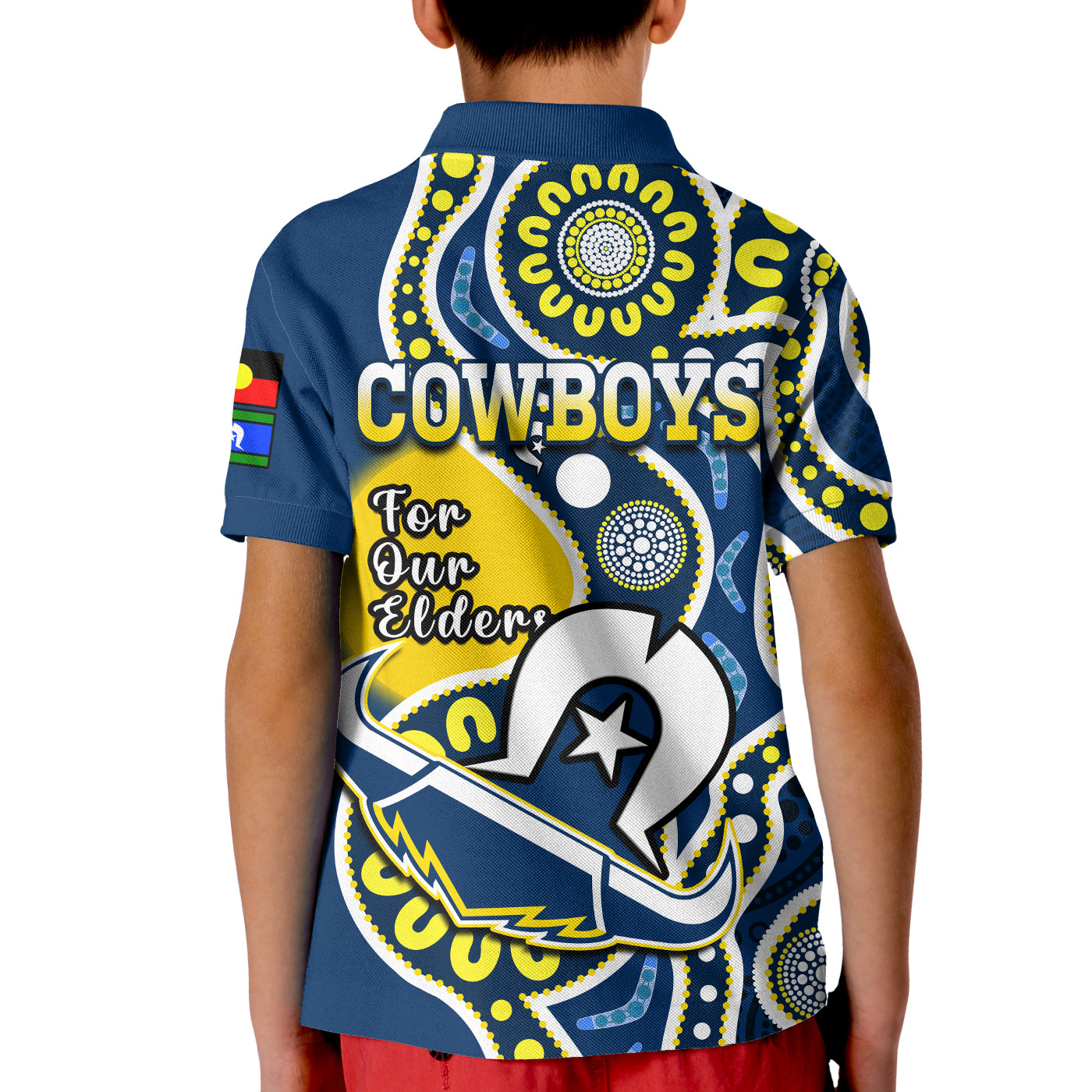 Cowboys Rugby NAIDOC 2023 Polo Shirt For Our Elders Aboriginal - Vibe Hoodie Shop