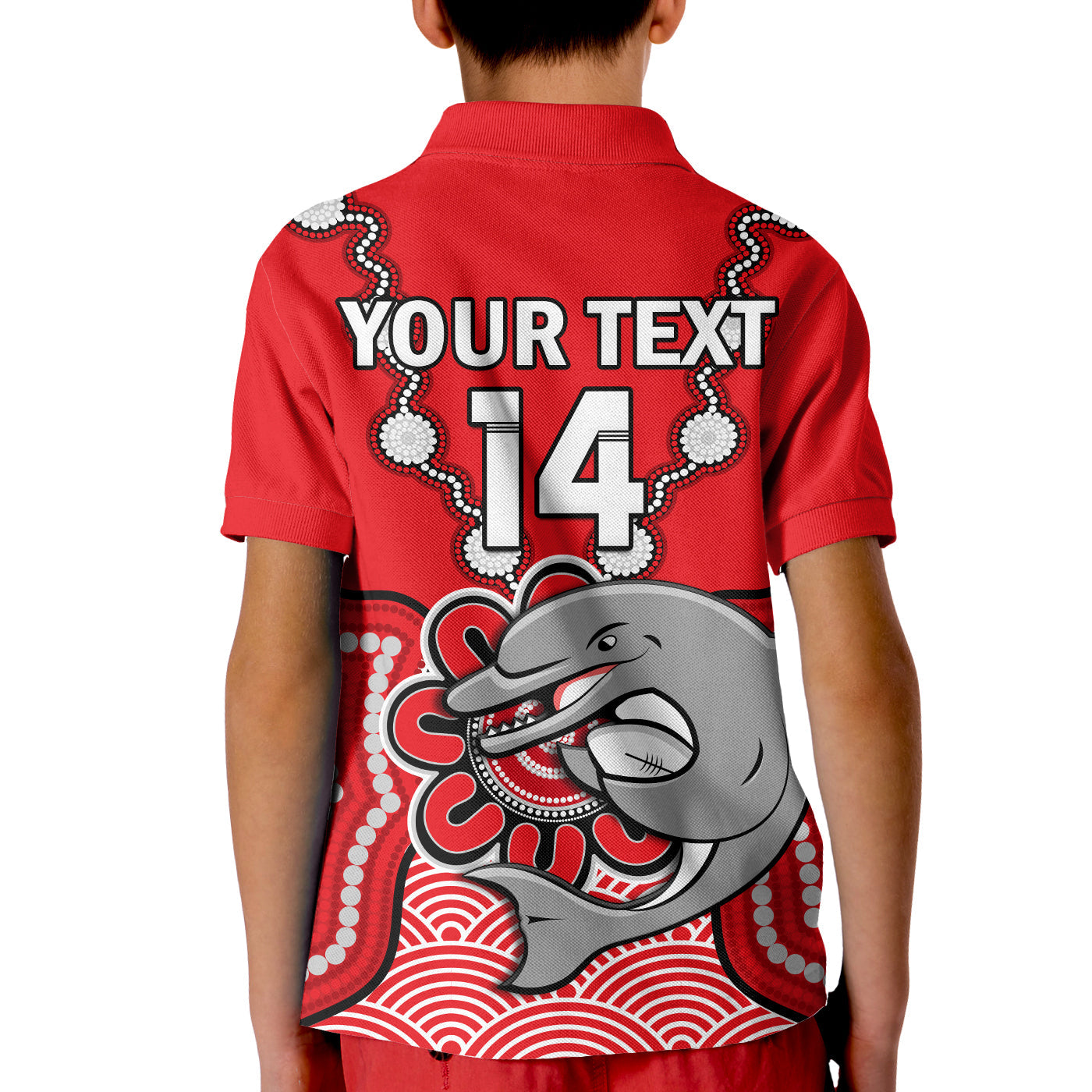 custom-text-and-number-dolphins-rugby-polo-shirt-kid-indigenous-black-artsy