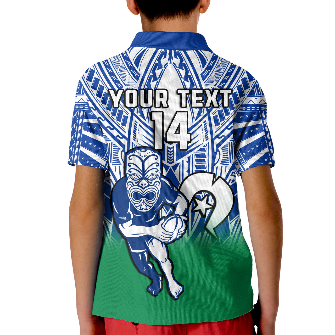 custom-text-and-number-warriors-rugby-naidoc-2023-polo-shirt-kid-new-zealand-tiki-for-our-elders