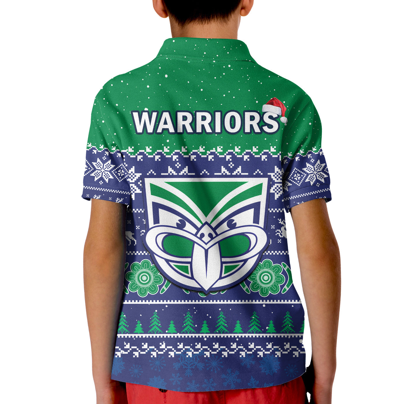 warriors-rugby-polo-shirt-kid-new-zealand-indigenous-merry-christmas