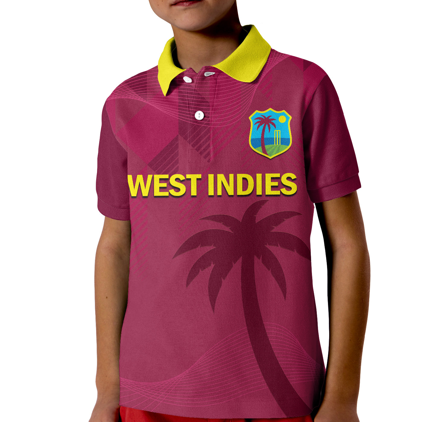 (Custom Text And Number) West Indies Cricket Polo Shirt Windies ODI Style - Vibe Hoodie Shop