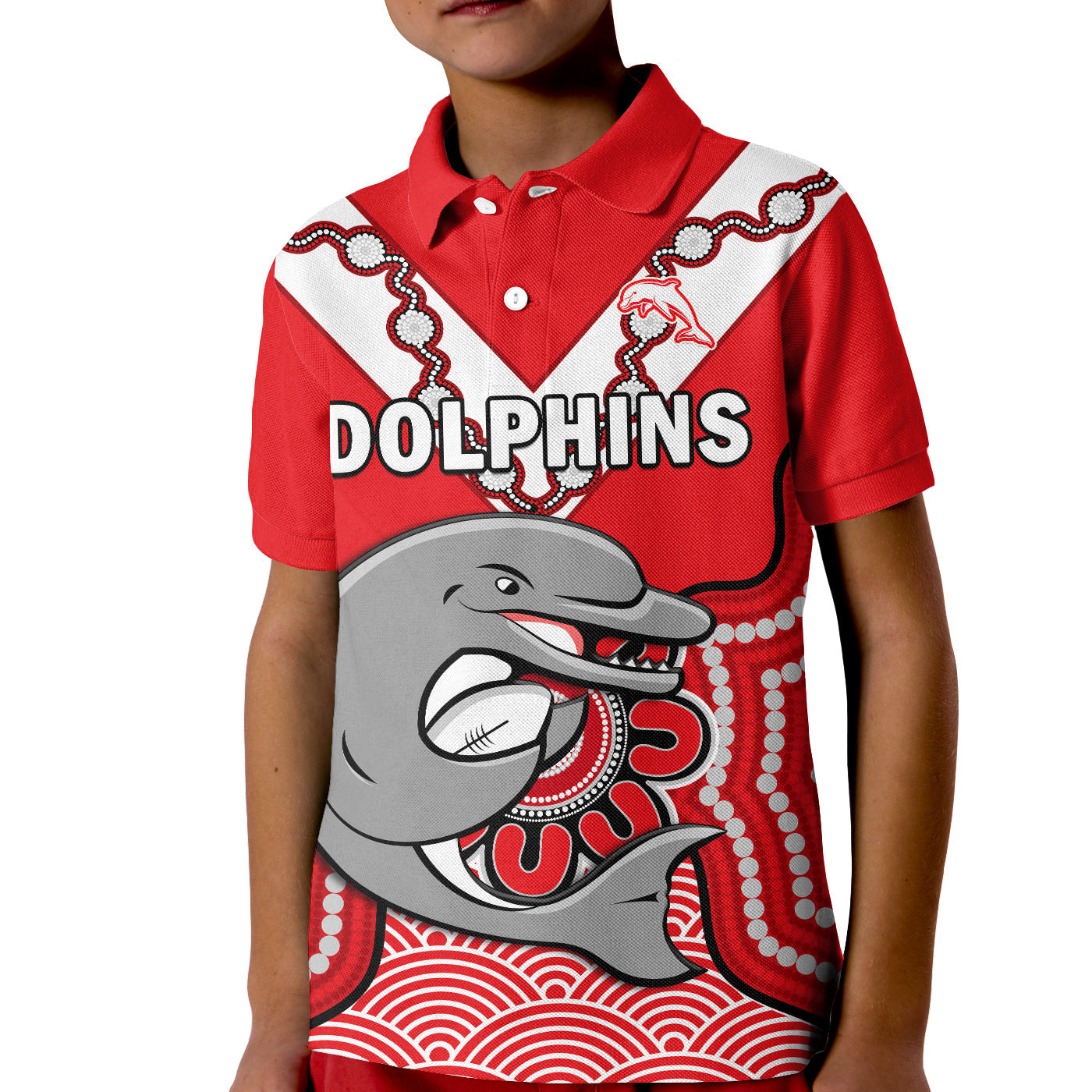 custom-text-and-number-dolphins-rugby-polo-shirt-kid-indigenous-black-artsy