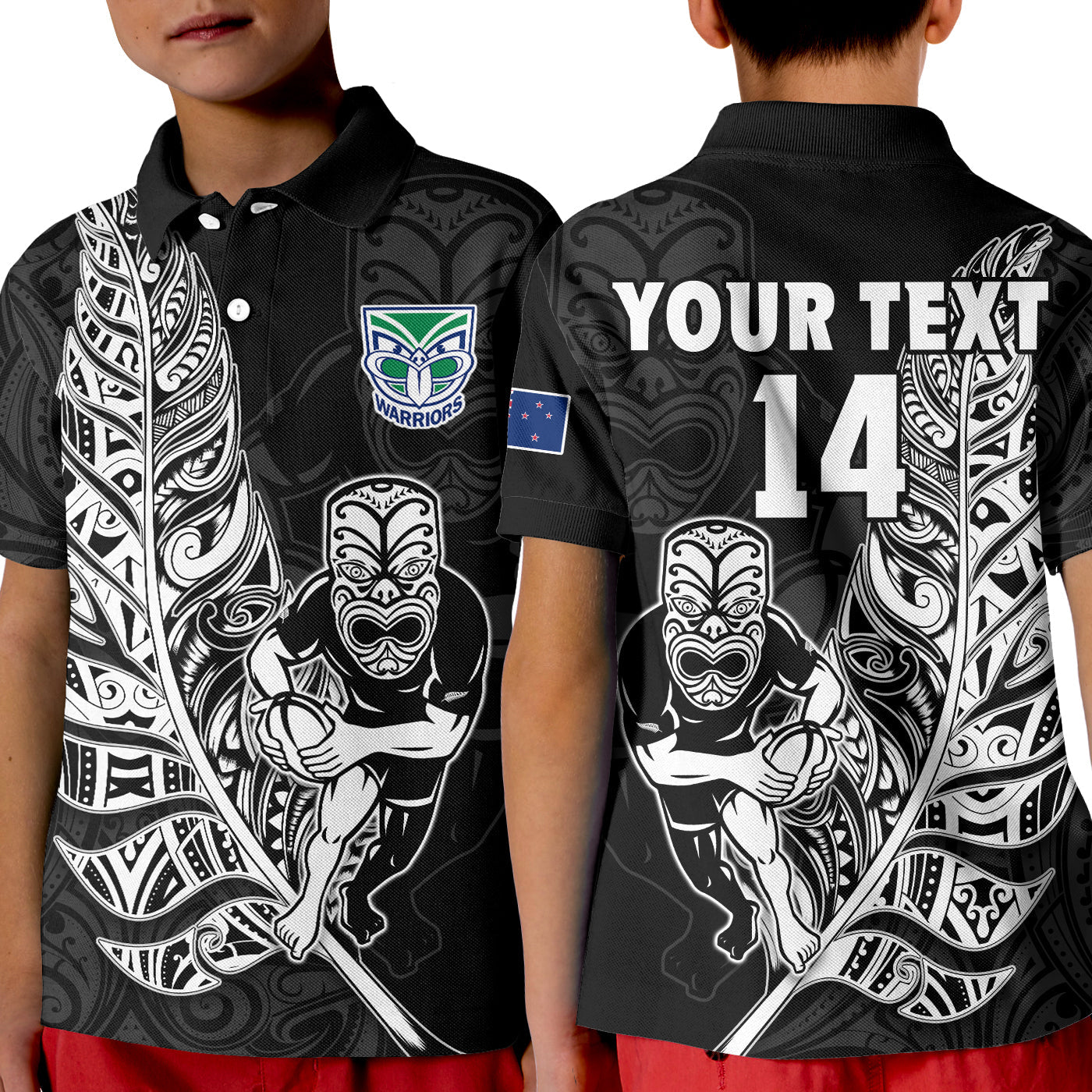 custom-text-and-number-new-zealand-tiki-rugby-polo-shirt-nz-warriors-fern-maori-style