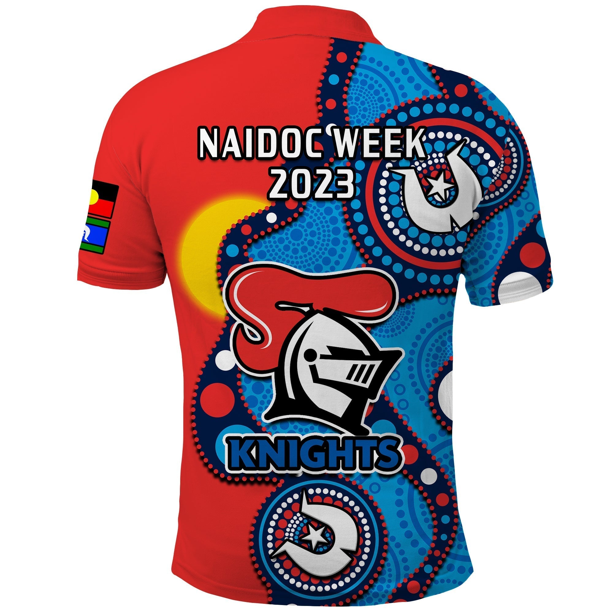 Knights Rugby NAIDOC 2023 Polo Shirt Indigenous For Our Elders - Vibe Hoodie Shop