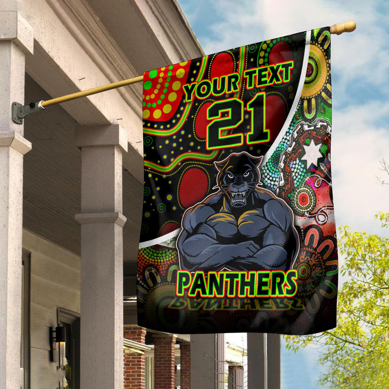 (Custom Personalised) Penrith Panthers Flag Strong Panthers Legend With Special Aboriginal Style - Vibe Hoodie Shop