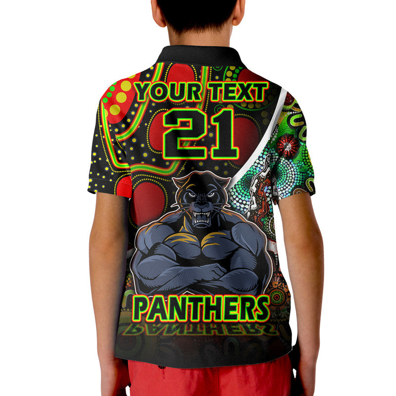 (Custom Personalised) Penrith Panthers Polo Shirt Strong Panthers Legend With Special Aboriginal Style LT9 - Vibe Hoodie Shop