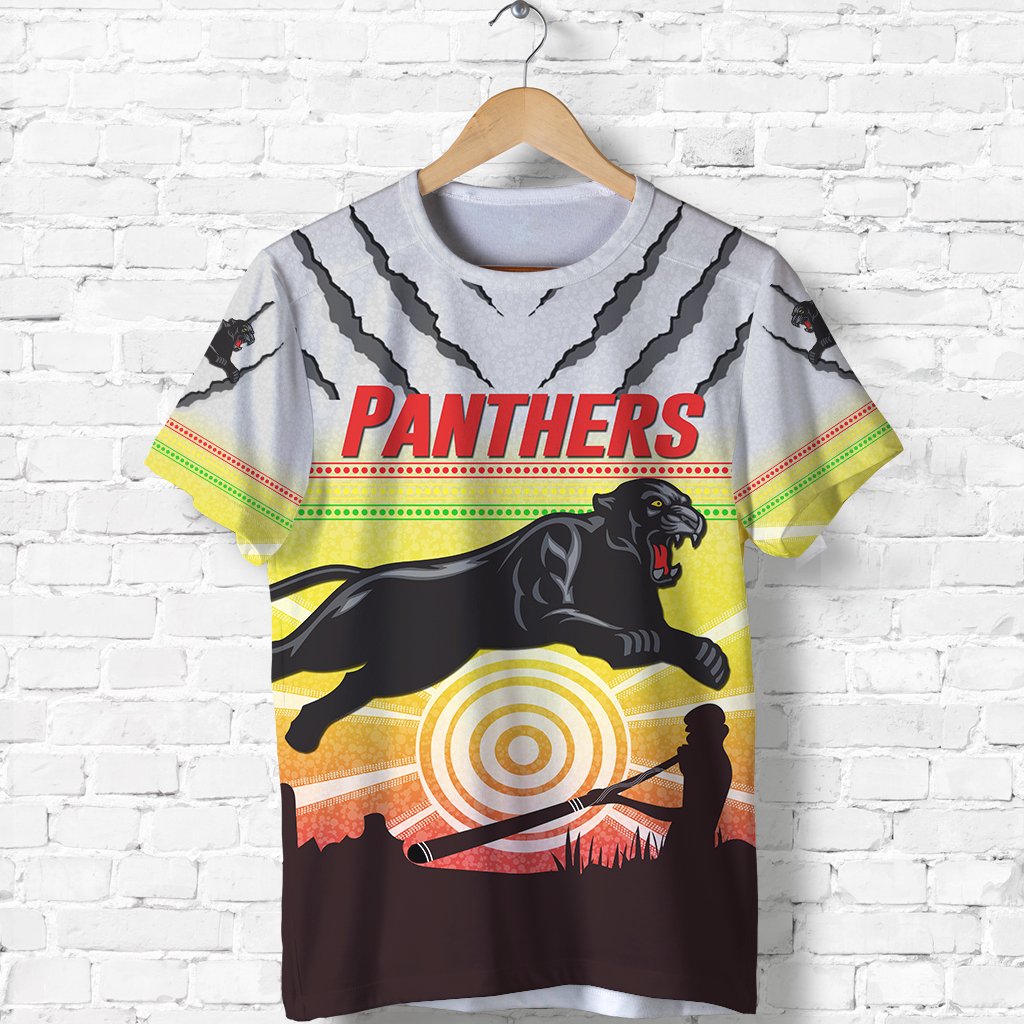 Panthers T shirt Indigenous Setting Sun - Vibe Hoodie Shop