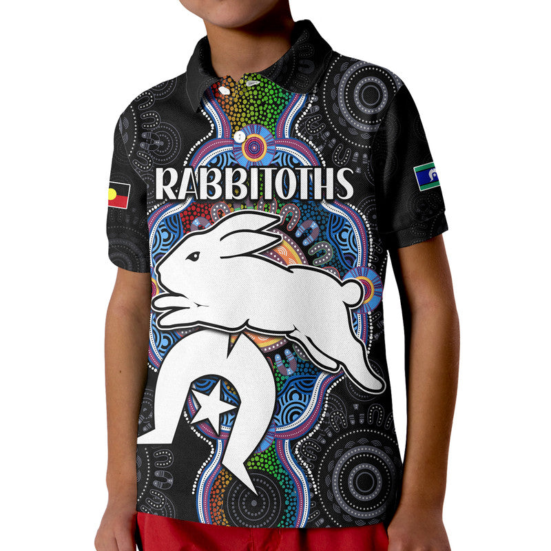 Rabbitoths NAIDOC Week 2022 Polo Shirt Indigenous LT9 - Vibe Hoodie Shop