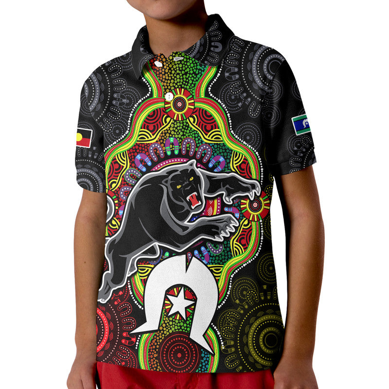 (Custom Personalised) Panthers Rugby NAIDOC Week Polo Shirt Indigenous LT9 - Vibe Hoodie Shop