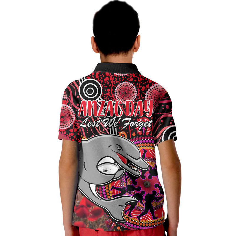 dolphins-rugby-anzac-kid-polo-shirt-aboriginal-military-and-poppy-flowers