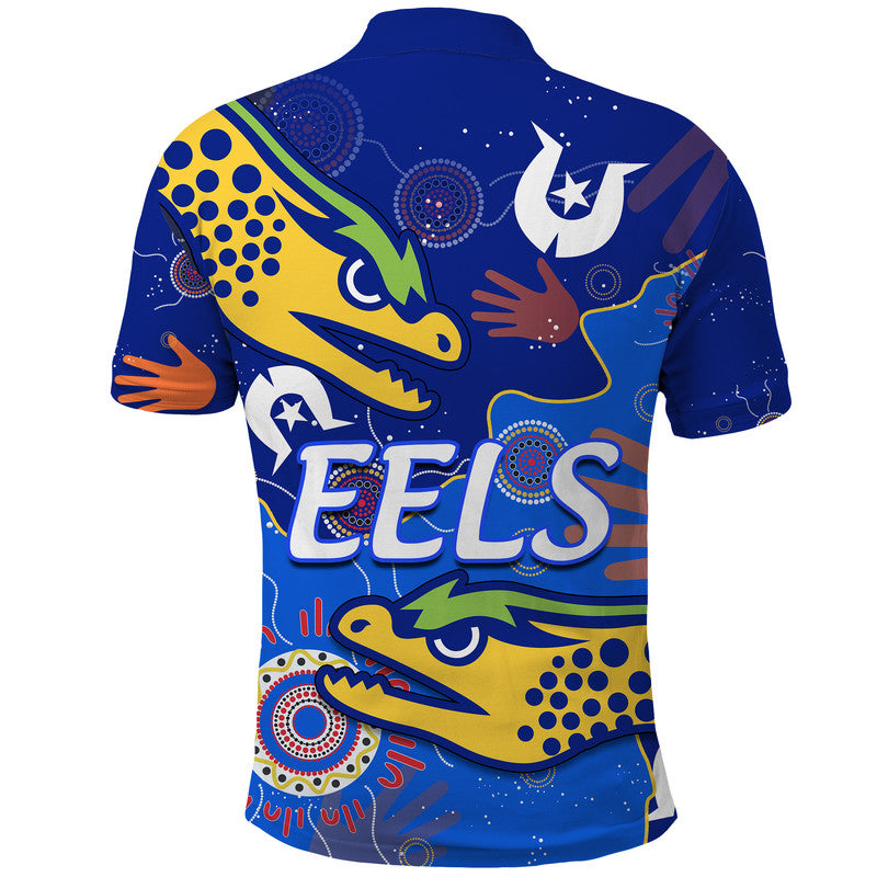 Parramatta Eels NAIDOC Week Polo Shirt Torres Strait Eels Aboriginal LT9 - Vibe Hoodie Shop