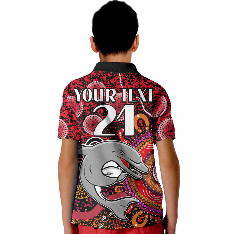 custom-personalised-dolphins-rugby-kid-polo-shirt-aboriginal-dots