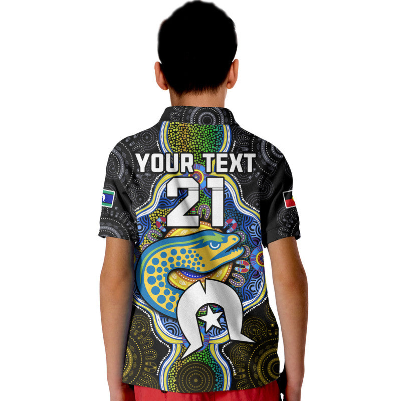 (Custom Personalised) Eels Rugby NAIDOC Week Polo Shirt Indigenous LT9 - Vibe Hoodie Shop