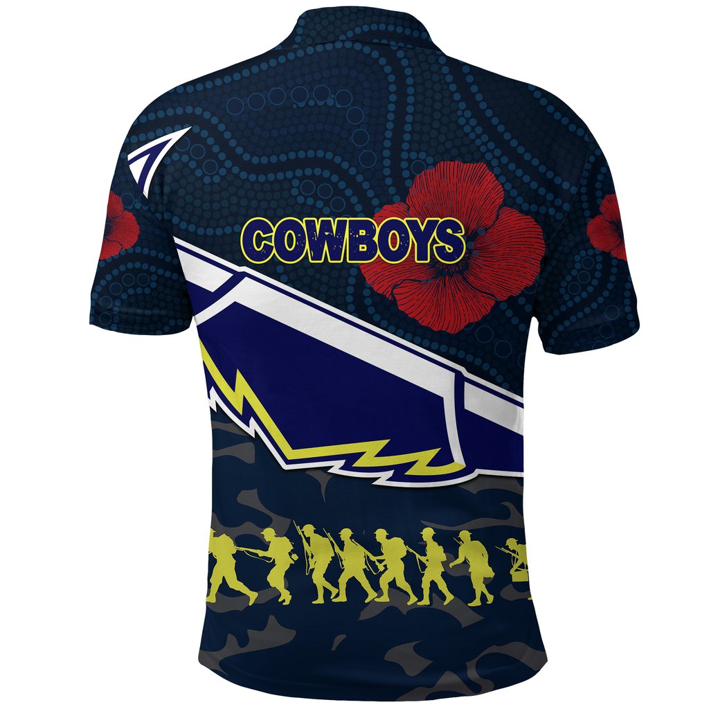 (Custom Personalised) Cowboys Polo Shirt ANZAC Country Style - Vibe Hoodie Shop
