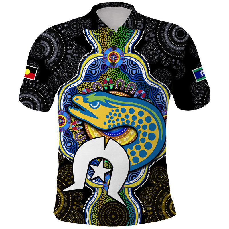 (Custom Personalised) Eels Rugby NAIDOC Week Polo Shirt Indigenous LT9 - Vibe Hoodie Shop