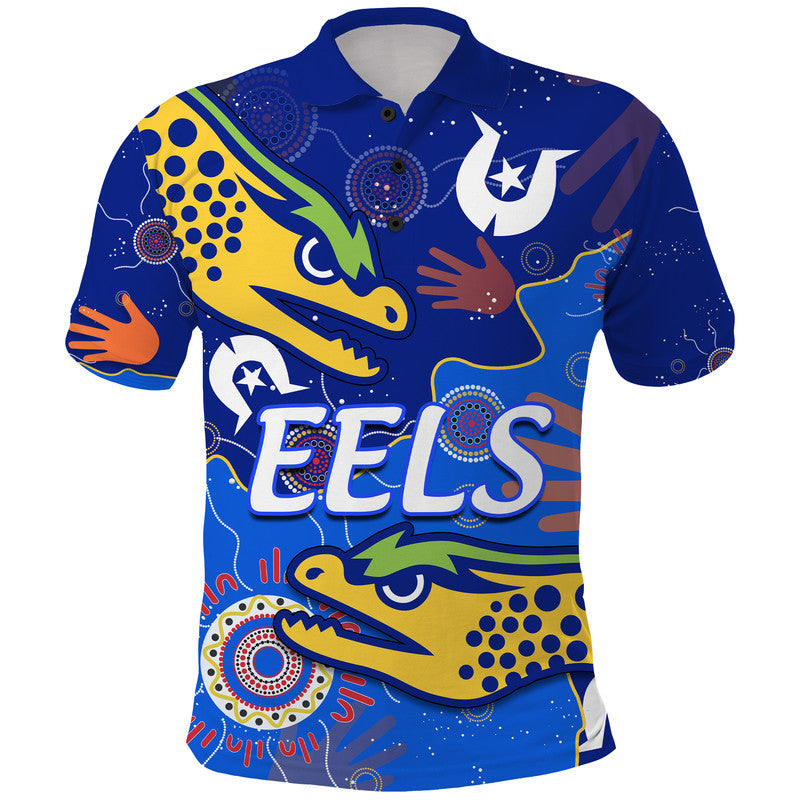 Parramatta Eels NAIDOC Week Polo Shirt Torres Strait Eels Aboriginal LT9 - Vibe Hoodie Shop