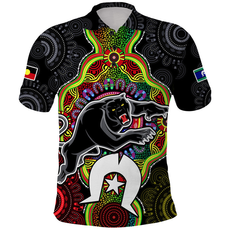 (Custom Personalised) Panthers Rugby NAIDOC Week Polo Shirt Indigenous LT9 - Vibe Hoodie Shop