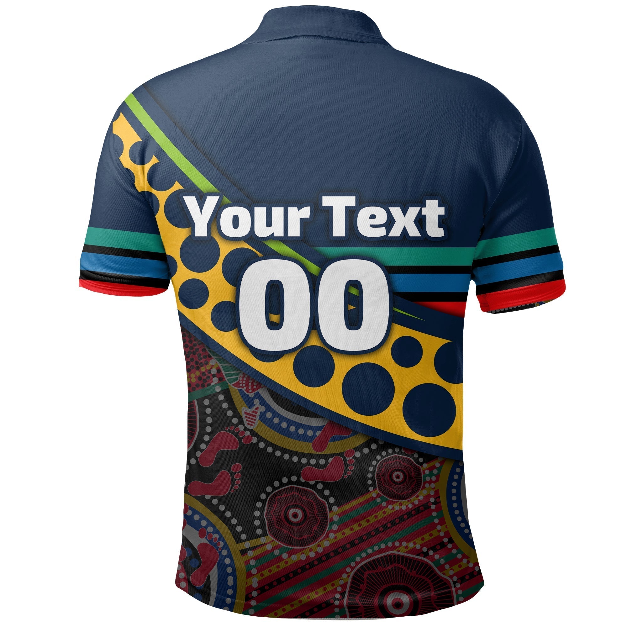 (Custom Personalised) Eels Rugby NAIDOC Week Polo Shirt Aboriginal Sport Style - Ver.2 LT16 - Vibe Hoodie Shop