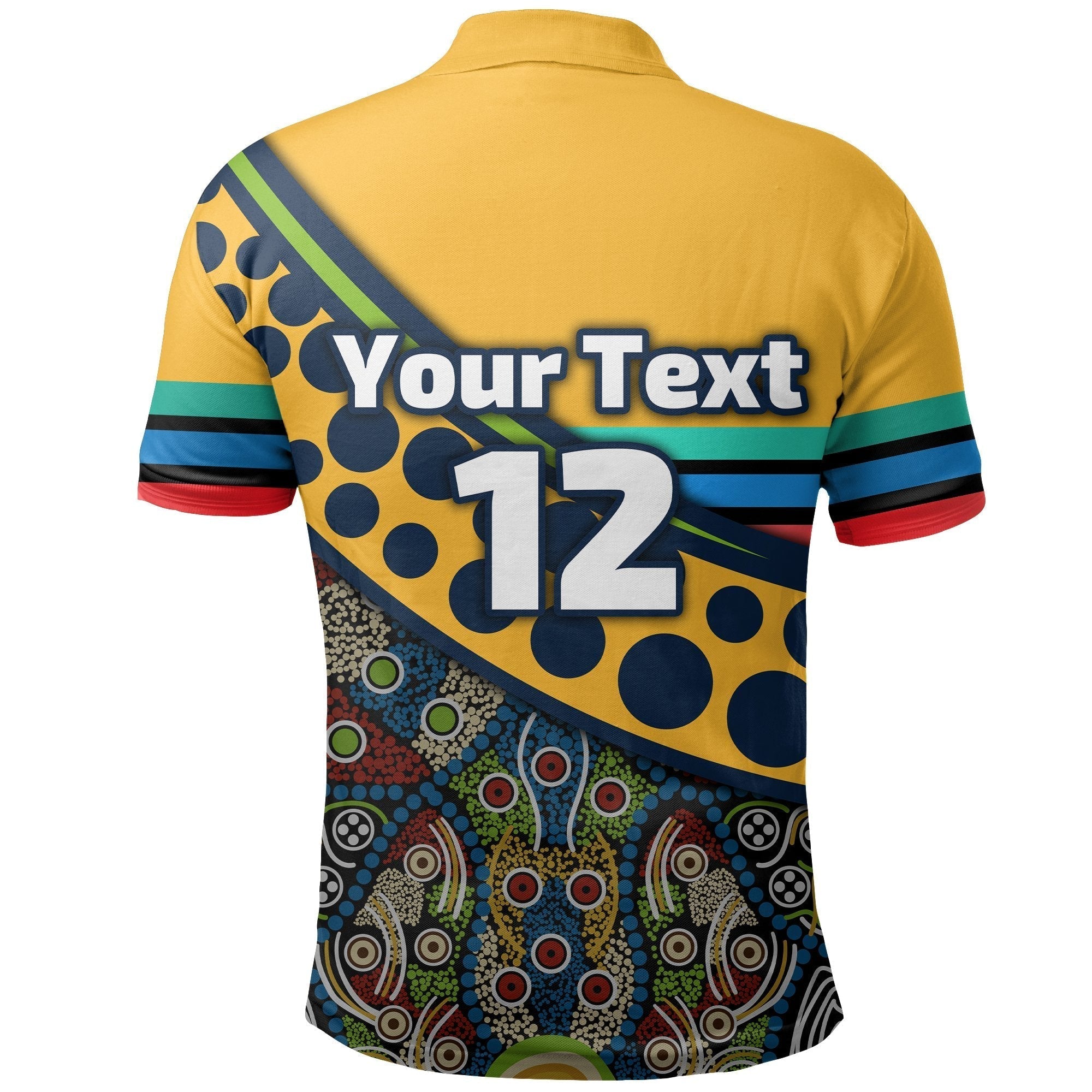 (Custom Personalised) Eels Rugby NAIDOC Week Polo Shirt Indigenous Sport Style - Vibe Hoodie Shop
