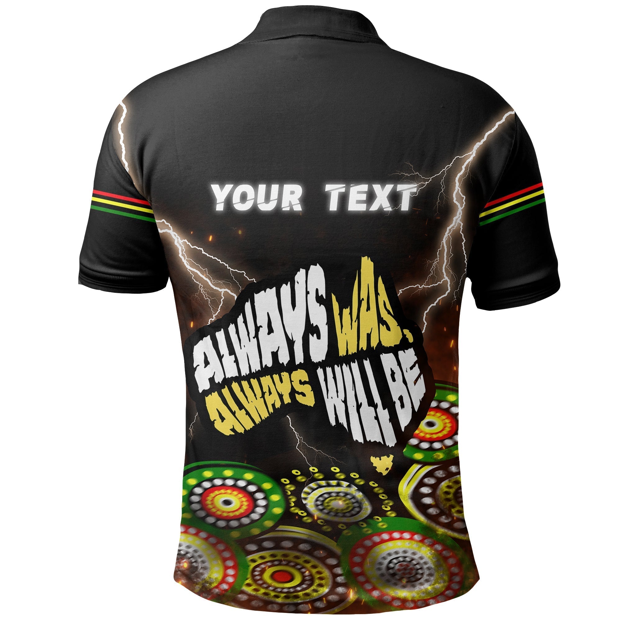 (Custom Personalised) Panthers NAIDOC Week Polo Shirt Special Style LT16 - Vibe Hoodie Shop